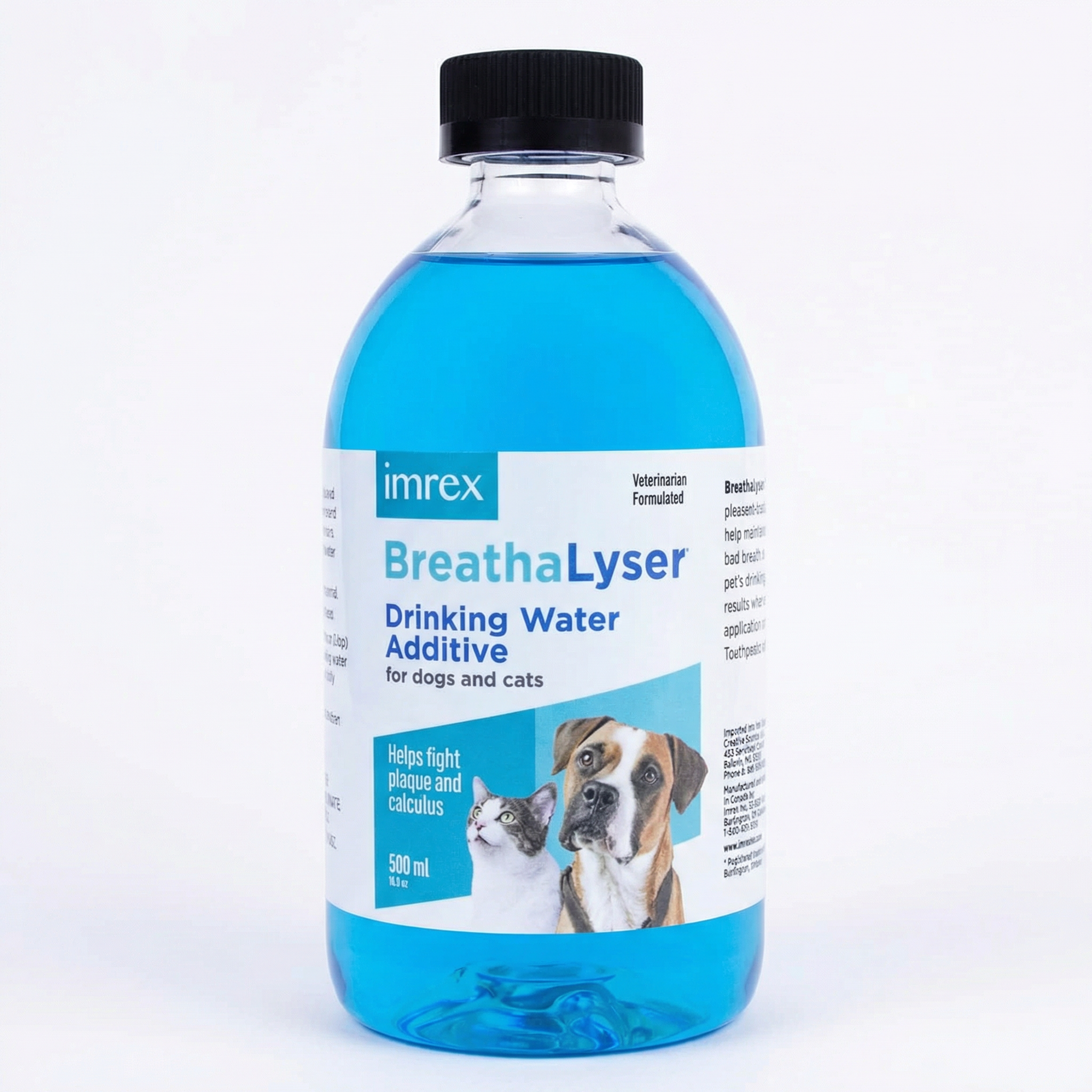 BreathaLyser Drinking Water Additive for Dogs and Cats, 500 mL