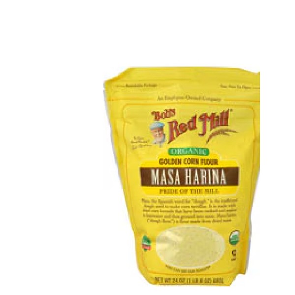 Bob's Red Mill Organic Golden Corn Flour Masa Harina -- 24 oz