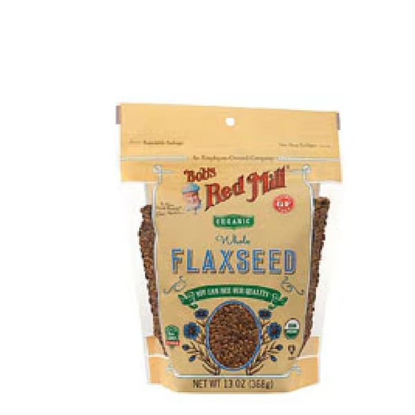 Bob's Red Mill Gluten Free Organic Whole Flaxseed -- 13 oz