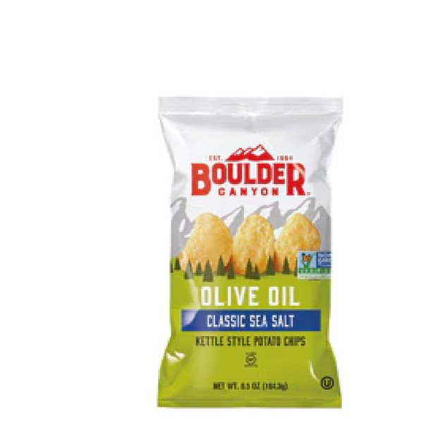 Boulder Canyon Kettle Cooked Potato Chips Olive Oil -- 6.5 oz