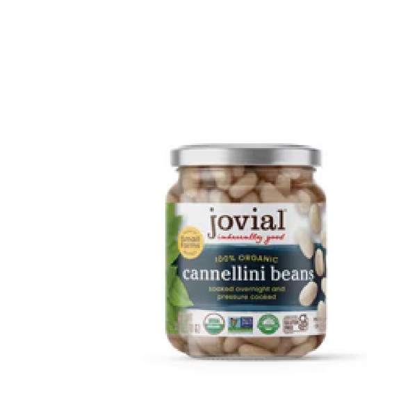Jovial Organic Cannellini Beans Glyphosate Free -- 13 oz
