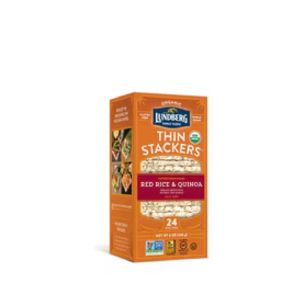 Lundberg Organic Thin Stackers Red Rice & Quinoa -- 5.9 oz