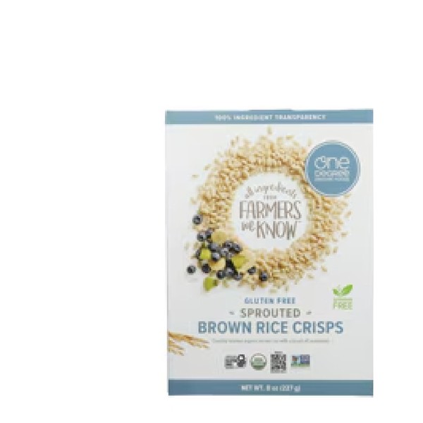 One Degree Organic Sprouted Brown Rice Crisps -- 8 oz