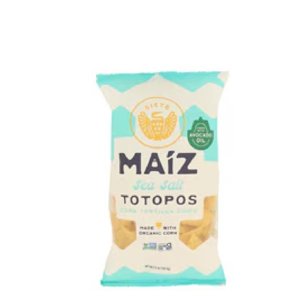 Siete Maiz Totopos Corn Tortilla Chips Avocado Oil -- 7.5 oz
