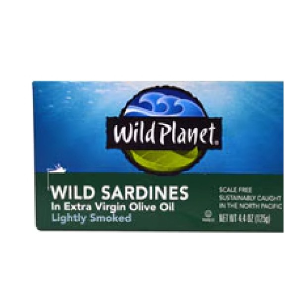 Wild Planet Wild Sardines in Extra Virgin Olive Oil -- 4.4 oz