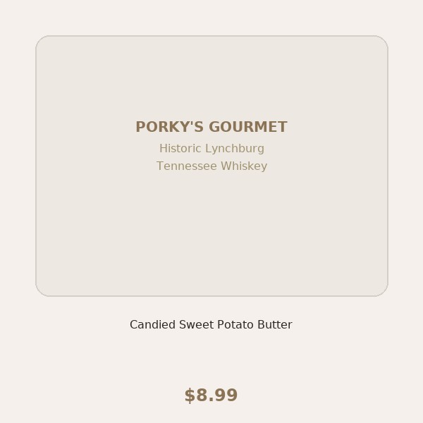 Historic Lynchburg Tennessee Whiskey Candied Sweet Potato Butter